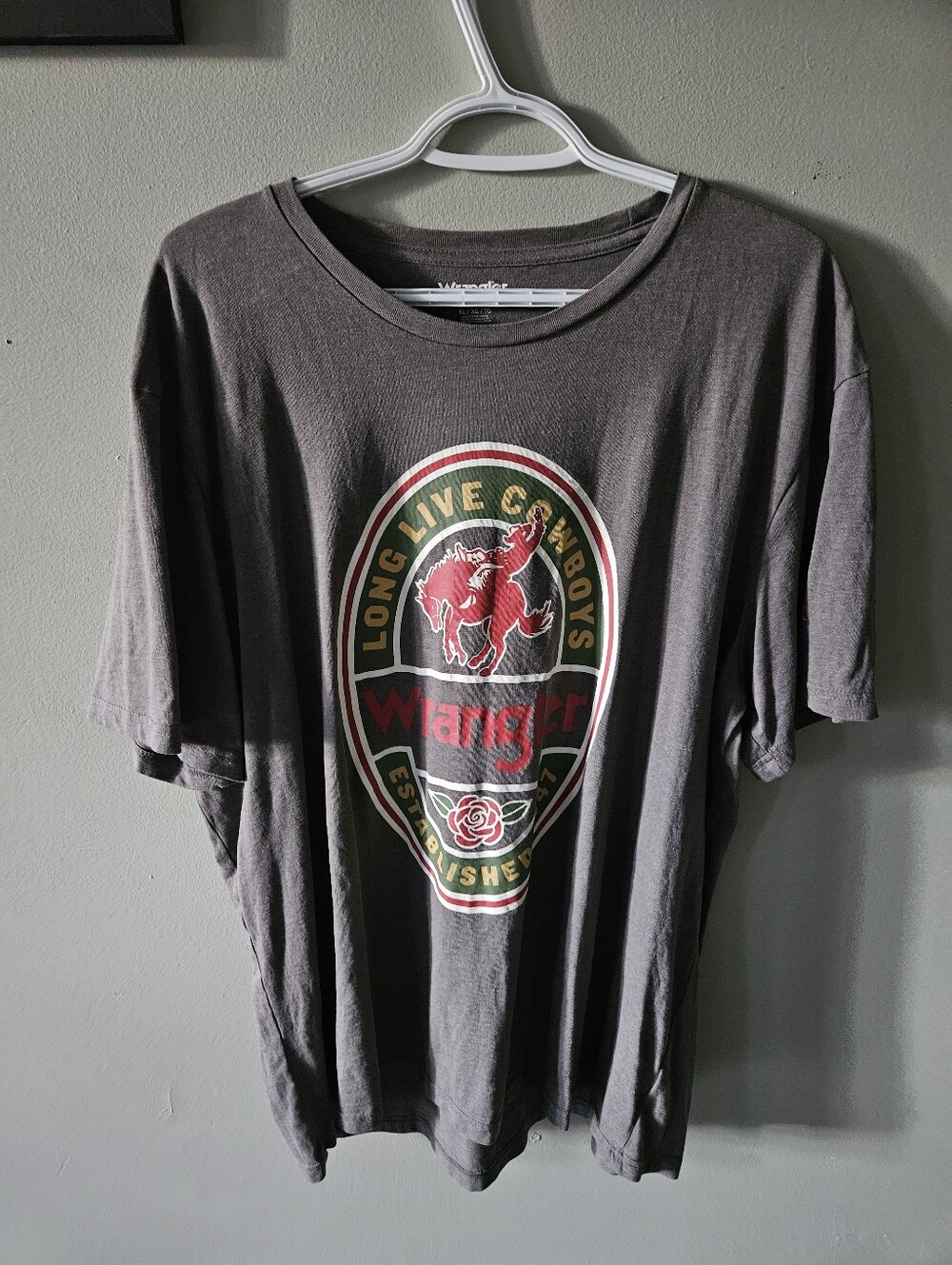 Wrangler Gray Short-Sleeve Graphic Tee